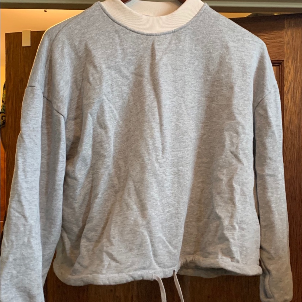 Sweatshirt oversize with drawstring